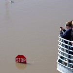 CNBC's Famous Stop sign during Red River Flood CNBC's Famous Stop sign during Red River Flood