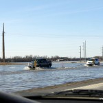 I29 South Bound Water Over Roadway I29 South Bound Water Over Roadway