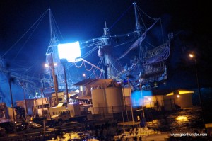 The Black Pearl in Hawaii at Night The Black Pearl in Hawaii at Night