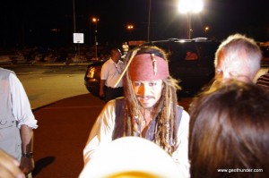 Johnny Depp Dressed as Jack Sparrow Clean Picture Johnny Depp Dressed as Jack Sparrow Clean Picture